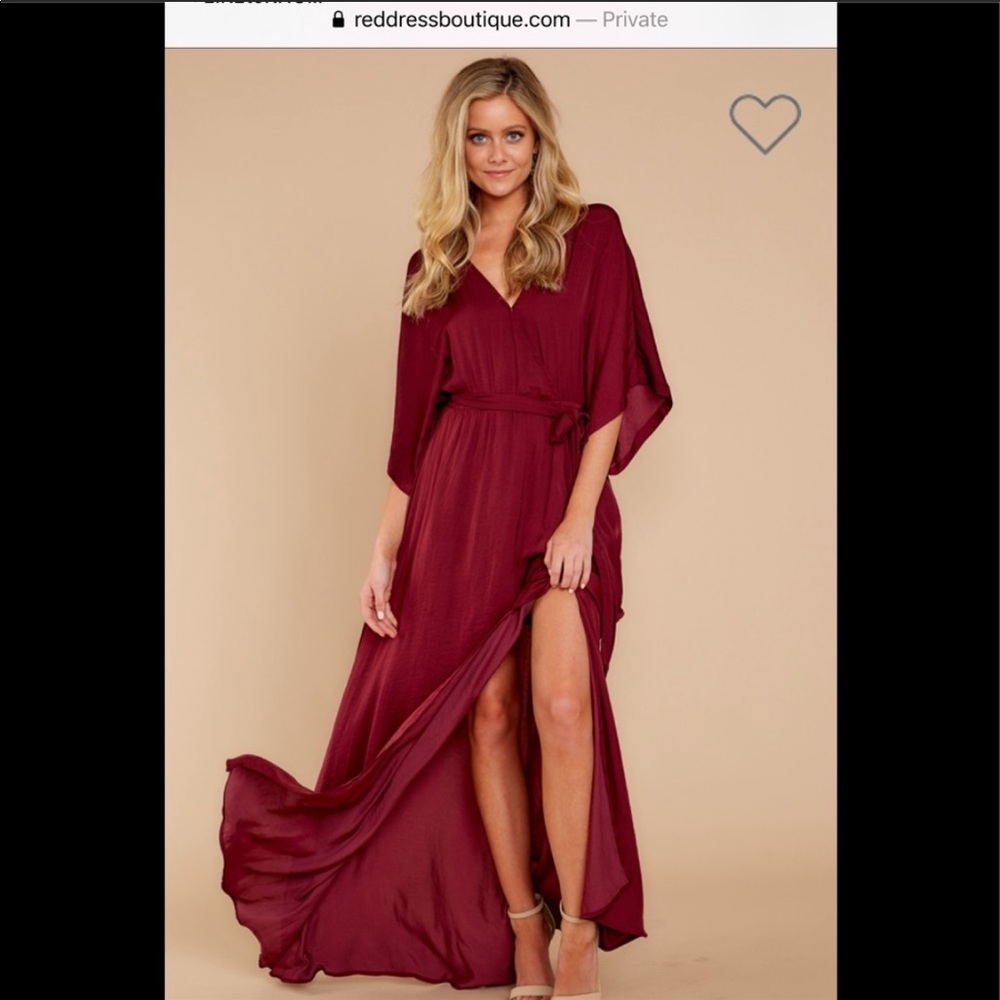 Red Dress Boutique Burgundy Maxi Dress